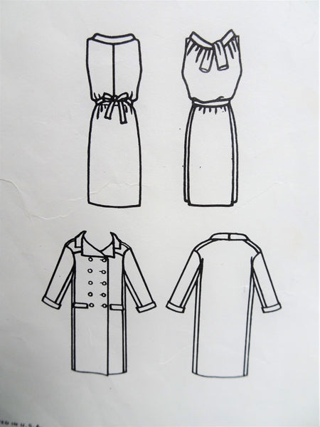 60s GLAM Galitzine of Italy Evening Dress and Coat Pattern