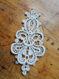 RESERVED LOVELY Antique French Lace,Applique Lace Trim,Intricate Pattern,Dolls,DollHouses,Baby Bonnets,Bridal Lace,Heirloom Sewing,Collectible Lace