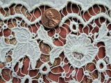 GORGEOUS Antique Applique, French Lace and openwork Applique,Victorian,Edwardian,Antique Lace, Frame It,For Heirloom Sewing,Collectible Lace