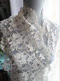 BEAUTIFUL Vintage Lace Trim, Flounce,Intricate Pattern For Bridal Dress,Dolls,Flapper Dress,Heirloom Sewing,Collectible Antique Textiles