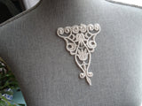 GORGEOUS Unusual Antique Applique, French Lace Applique,Victorian,Edwardian,Antique Lace ,Mixed Lace,For Dolls,Wedding Gowns,Collectible Lace