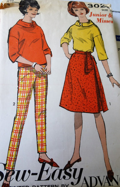 2000s Vintage VOGUE 7546 Pants & Skirt Pattern A-line Skirt, Straight Leg  Pants, Capri Pants Uncut Womens Sewing Patterns Size 6 8 10 -  Canada