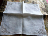 AMAZING Antique DrawnThread Lace Hankie BRIDAL WEDDING Handkerchief Hanky Beautiful workmanship Bride to Be Bridal Wedding Something Old