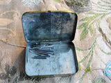 LOVELY Antique Gramophone Litho Needle Tin Vintage Phonograph Metal Needle Tin Box Best Talking Machine Needles Tin Box Collectible Tins