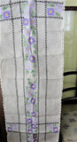 ANTIQUE Linen Runner Dresser Buffet Scarf Table Centerpiece Hand Embroidery Work Natural Linen Perfect For Mission Oak Furniture Farmhouse