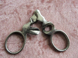 ANTIQUE Cigar Cutter,GCW Germany Scissors Style Gentlemans Cigar Cutter,Tobacciana,Cigar Scissors,Antique Smoking Collectibles, Gift For Him