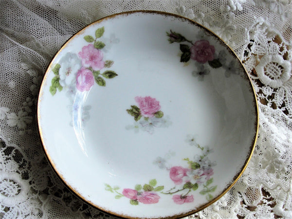 Limoges antique dish vintage platter top floral roses