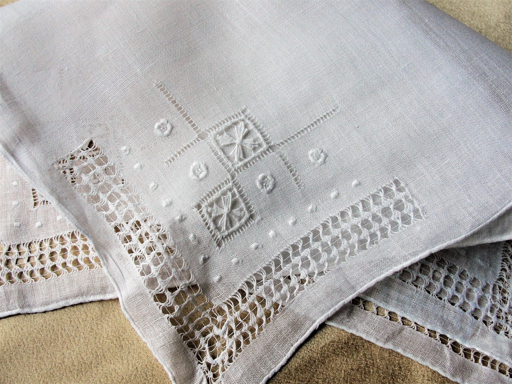 AMAZING Vintage DrawnThread Lace Hankie, Needle lace BRIDAL Hanky, WEDDING Handkerchief Hanky,Bridal Hankies Bridal Wedding Something Old