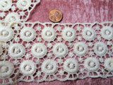 LOVELY Antique FRENCH Lace Trim,Intricate Pattern Ideal For Bridal,Dolls,Flapper Dress,Heirloom Sewing ,Antique Textiles,Collectible Lace