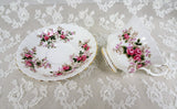LOVELY Royal Albert English Bone China Teacup and Saucer,Lavender Rose Pattern,Charming Pink Roses Cup Saucer,Collectible Vintage Teacups