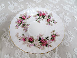 LOVELY Royal Albert English Bone China Teacup and Saucer,Lavender Rose Pattern,Charming Pink Roses Cup Saucer,Collectible Vintage Teacups