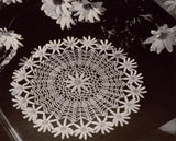1940s Star Crochet Book No. 64 Beautiful Floral Flower Doilies Crochet Patterns Doily Pansy Rose Violet Lily Daisy