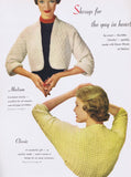 1950s Beautiful STAR Stole Book No. 103 STOLES and SHRUGS Hairpin Lace Crocheted Knitted High Fashion Patterns