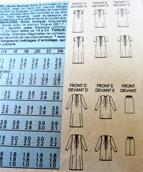 アート・デザイン・音楽 FASHIONS & ACCESSORIES 1840-1980 1957 Vintage VOGUE Sewing Pattern B34 DRESS (1755) | eBay