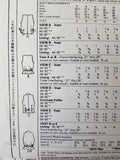 1980s STYLISH Wardrobe of Fitted Vests Pattern McCALLS 8117 Daytime and Evening Styles, Bust 32 Vintage Sewing Pattern