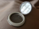 WONDERFUL Vintage 1939 Worlds Fair Ladies Powder Compact, Art Deco Era Compact, Trylon and Perisphere, NYC 1939 Worlds Fair, Collectible Compacts and Worlds Fair Collectibles