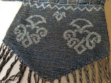 GORGEOUS 1920s Art Deco FRENCH Metal Beaded Purse Bag Lovely Micro Beads Shimmering Gold Silver Flapper Era Collectible Antique Purses