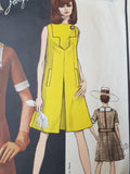 60s MOD Jacques Heim Dress Pattern VOGUE Paris Original 1843 Fabulous Design Bust 34 Vintage Sewing Pattern