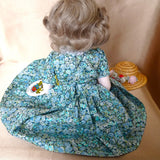 RARE Princess Elizabeth Peggy Nesbit Doll, Liberty of London Smocked Dress ,Replica Straw Hat, Royalty Doll QE II