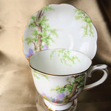 BEAUTIFUL Vintage English Teacup and Saucer,Royal Albert Greenwood Tree Teacup and Saucer,Collectible Cups and Saucers