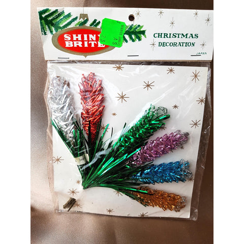 VINTAGE Midcentury Shiny Brite Christmas Decorations, In Original Packaging,Never Opened,Vintage  Christmas Decor,Christmas Tree Decorations