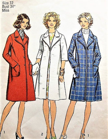 FAB Retro 70s Dress or Tunic and Pants Pattern McCALLS 3791