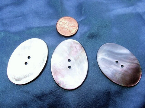 LOVELY Lustrous Mother of Pearl Large Buttons Perfect For Collector an – A  Vintage shop