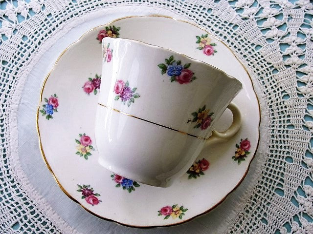 Elegant Ceramic Coffee Cups, Unique Bird Flower Tea Cups and Saucers i