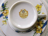 VINTAGE OCCUPIED Japan Teacup and Saucer Yellow Flowers Cup and Saucer Collectible
