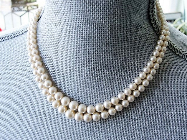 BEAUTIFUL Lustrous Pearl Bead Necklace Perfect For Bride Wedding Evening Wear High Quality Costume Jewelry