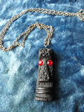 RESERVED 1960s VINTAGE Tiki Carved Lava Pendant,Vintage Poly-Art Carved Lava Rock from Hawaii, Vintage Necklace,Collectible Jewelry