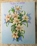 Beautiful Vintage Easter Embossed Greeting Card, Lovely Colors, Collectible Vintage Greeting Cards