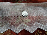 LOVELY Victorian French Netted Lace, Perfect For Dolls,Bridal Dress,Fine Heirloom Sewing, Collectible Antique Lace