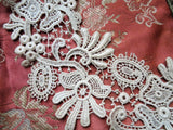 RESERVED UNIQUE Antique Victorian Lace Trim Intricate Pattern For Bridal Dress,Dolls, Clothing,Heirloom Sewing Antique Textiles