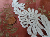 BEAUTIFUL Antique French Lace, Applique Lace Trim,Intricate Pattern,Dolls,DollHouses,Baby Bonnets,Bridal Lace,Heirloom Sewing,Collectible Lace