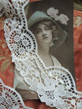 LOVELY Vintage Lace Collar,Intricate Lace Pattern, Downton Abbey Great Gatsby Flapper Bridal Lace,Collectible Vintage Lace