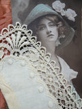 RESERVED LOVELY Antique Collar, Linen and Lace with Embroidery Collar, Beautiful Design,Collectible Vintage Collars