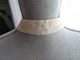 RESERVED  BEAUTIFUL Victorian French High Neck Collar, Victorian Edwardian Lace,Heirloom Sewing,Collectible Vintage Clothing ,Collectible Lace Collars