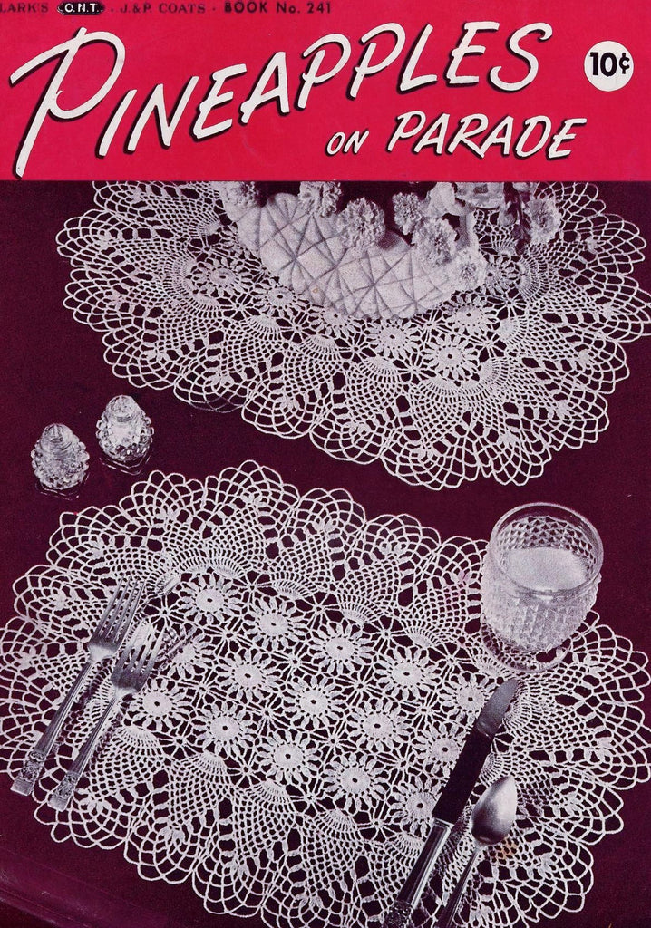 Lot 4 Vtg Crochet Pattern Books Clark's, J&P Coats-Doilies