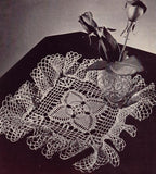 VINTAGE 1940s Coats Clark 252 Book Pineapple Pageant Crochet Patterns Ruffled Lace Doilies