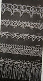 VINTAGE 1940s Lovely Coats n Clark 259 Book Fine Crochet Tatting Patterns Doilies, Collars,Trims,Butterflies Etc