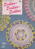 VINTAGE 1950s Star 87 Crochet Book Doilies Gems of Color Crocheted Patterns Beautiful Figural Lace Flower Ruffle Hairpin Lace Doilies