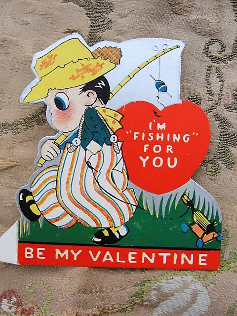 1920s VINTAGE Valentine Greeting Card ADORABLE