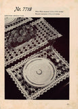 1940s CHARMING Vintage Crochet Booklet Coats Clark No. 217 Old New Favorites Doilies Crochet Patterns Doilies,Place Mats etc