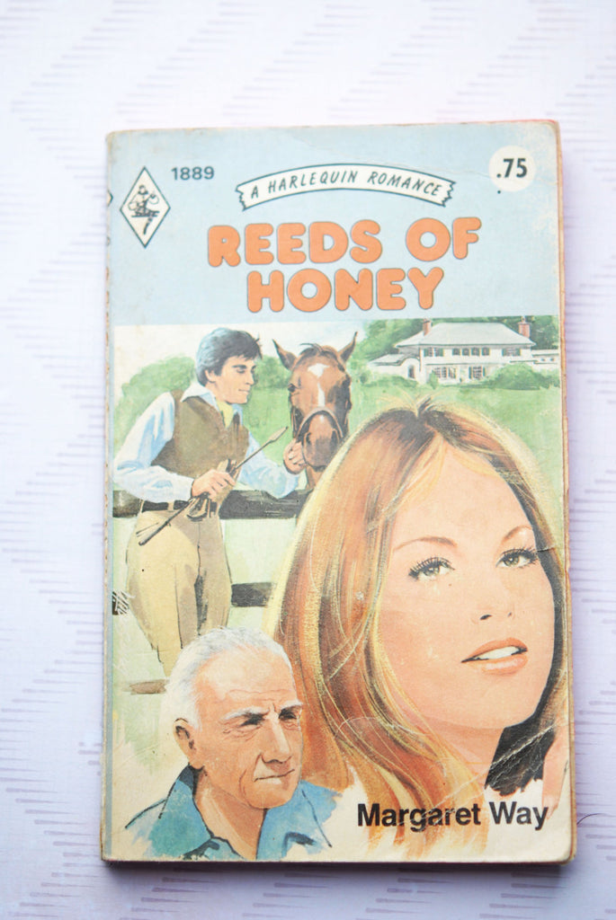 Harlequin Romance #1889 Reeds of Honey by Marget Way retro 70s book