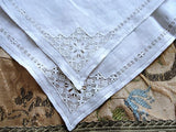 AMAZING Antique DrawnThread Lace Hankie BRIDAL WEDDING Handkerchief Hanky Beautiful workmanship Bride to Be Bridal Wedding Something Old