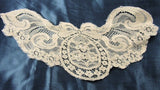 Lovely Vintage FRENCH LACE Applique Trim Perfect For Bridal Hats Boudoir Lampshades Dolls Heirloom Sewing