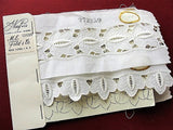 RARE Salesmans Sample Booklet Of French Trim Laces Charming Historical Sampler Vintage Whitework Edwardian Whites