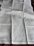 ANTIQUE Linen Damask Art Deco Pattern Guest Towel, 1920s Quality Vintage Linen Towel, Housewarming Gift, French Cottage, Farmhouse Decor