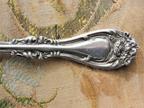 Lovely ART NOUVEAU Ornate Design Large Serving Spoon, Silver Plate,  Wm A Rogers ,Vintage Flatware Replacement Silverware Collectible Silver